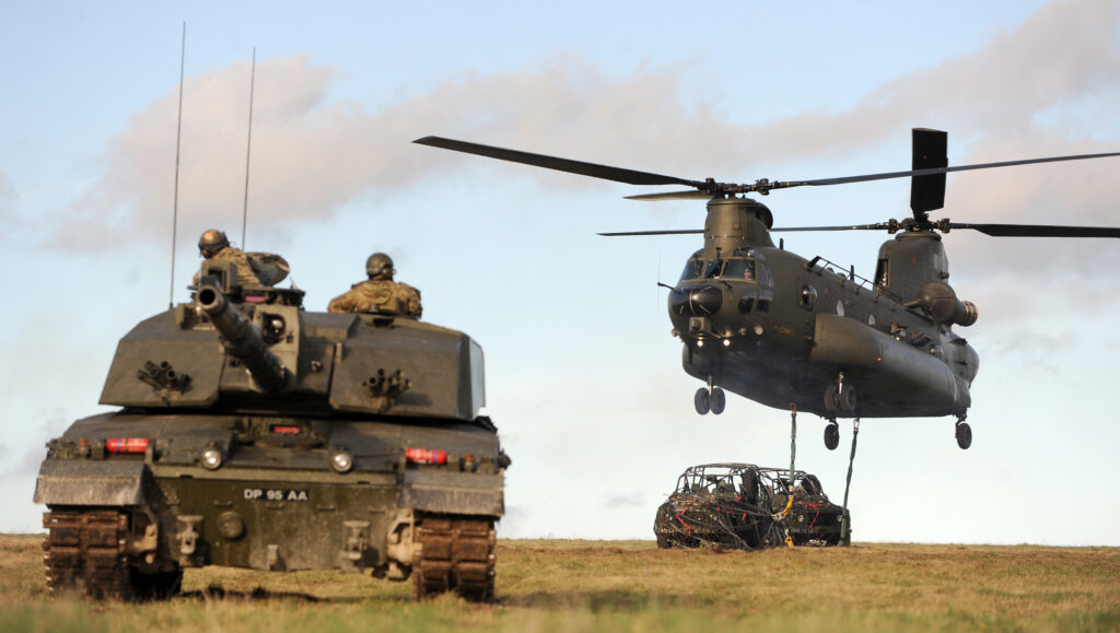 Salisbury Plain Training Area For Army Reservists From The Royal Wessex Yeomanry (Rwxy)