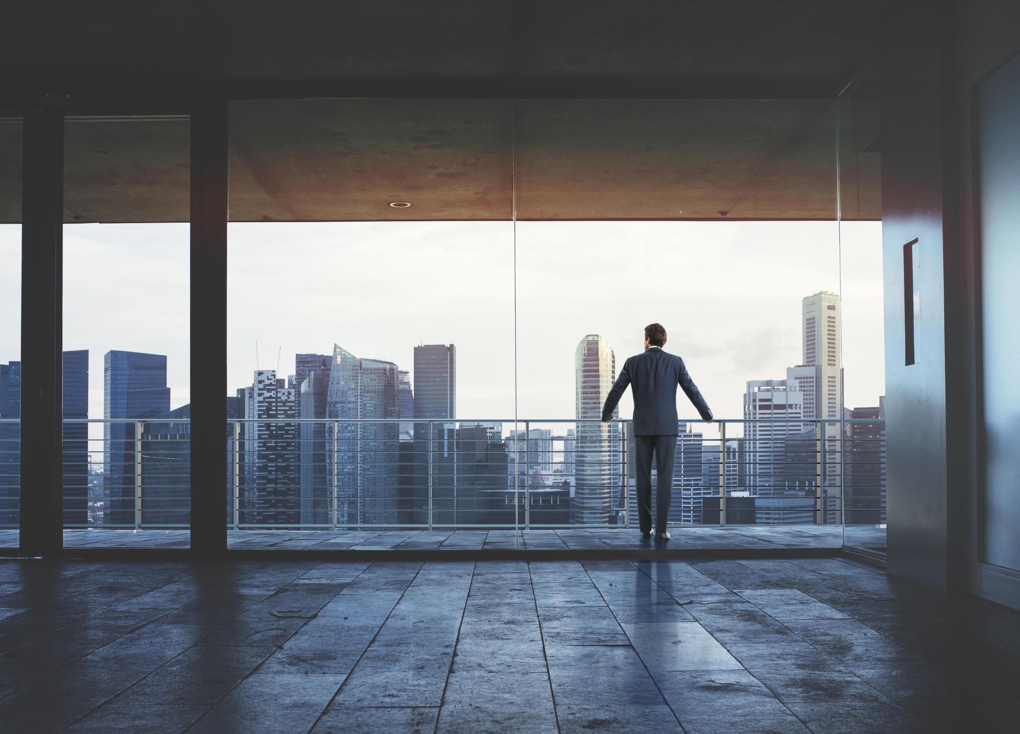 Vue de la ville depuis un bâtiment