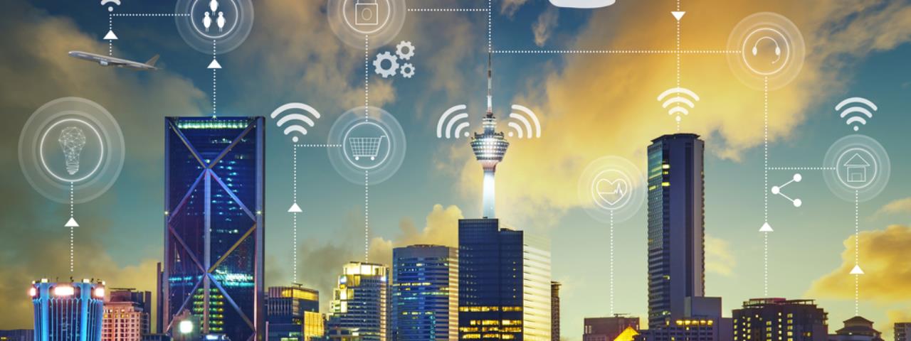 Immeubles de bureaux visuels